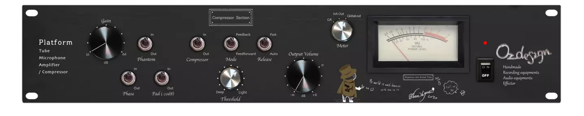 Tube Microphone Amplifier Optical Compressor
- Platform -